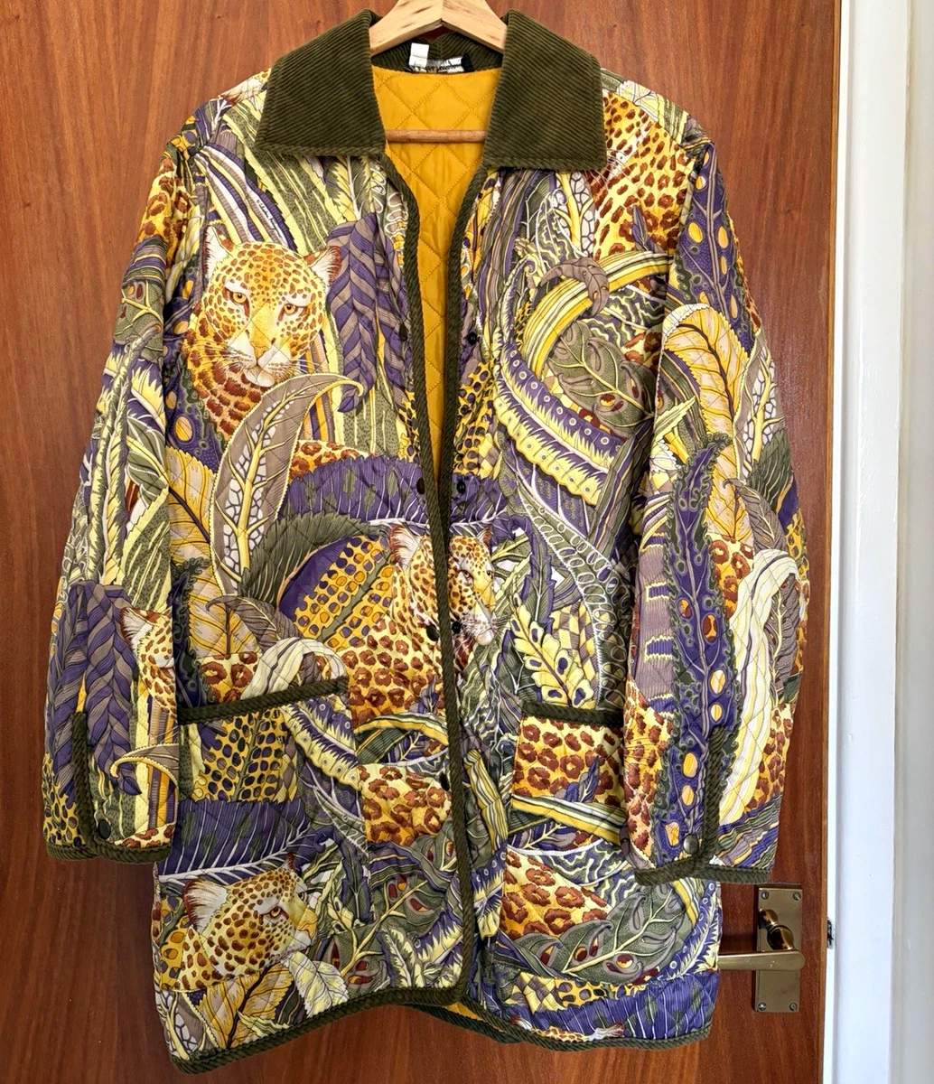 Salvatore Ferragamo Animal Print Regular Size Coats, Jackets