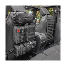 MAIKER 2pcs Tactical Rigid Molle Aluminum Insert Panel Seat Back Organizer Mo...