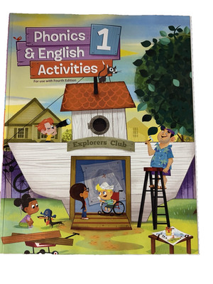 BJU Press Phonics and English 1 Activities Book 4th Edition New