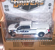 GreenLight Dually Drivers 2019 Ford F-350 Lariat Fort Lauderdale Police Pursuit 
