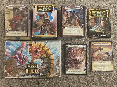 LOT: Epic Card Game Kickstarter Edition x2 + Epic Card Game: Duels + More