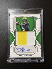 Dante Moore /11 Red Patch Auto - 2025 National Treasures Collegiate FOTL #85