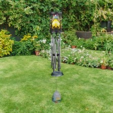 31Long Tree of Life Solar Light Wind Chime Or...