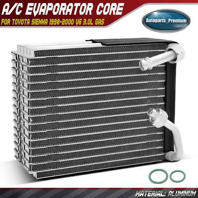 Front Aluminum A/C Evaporator Core Plate & Fin for Toyota Sienna 1998-2000 3.0L
