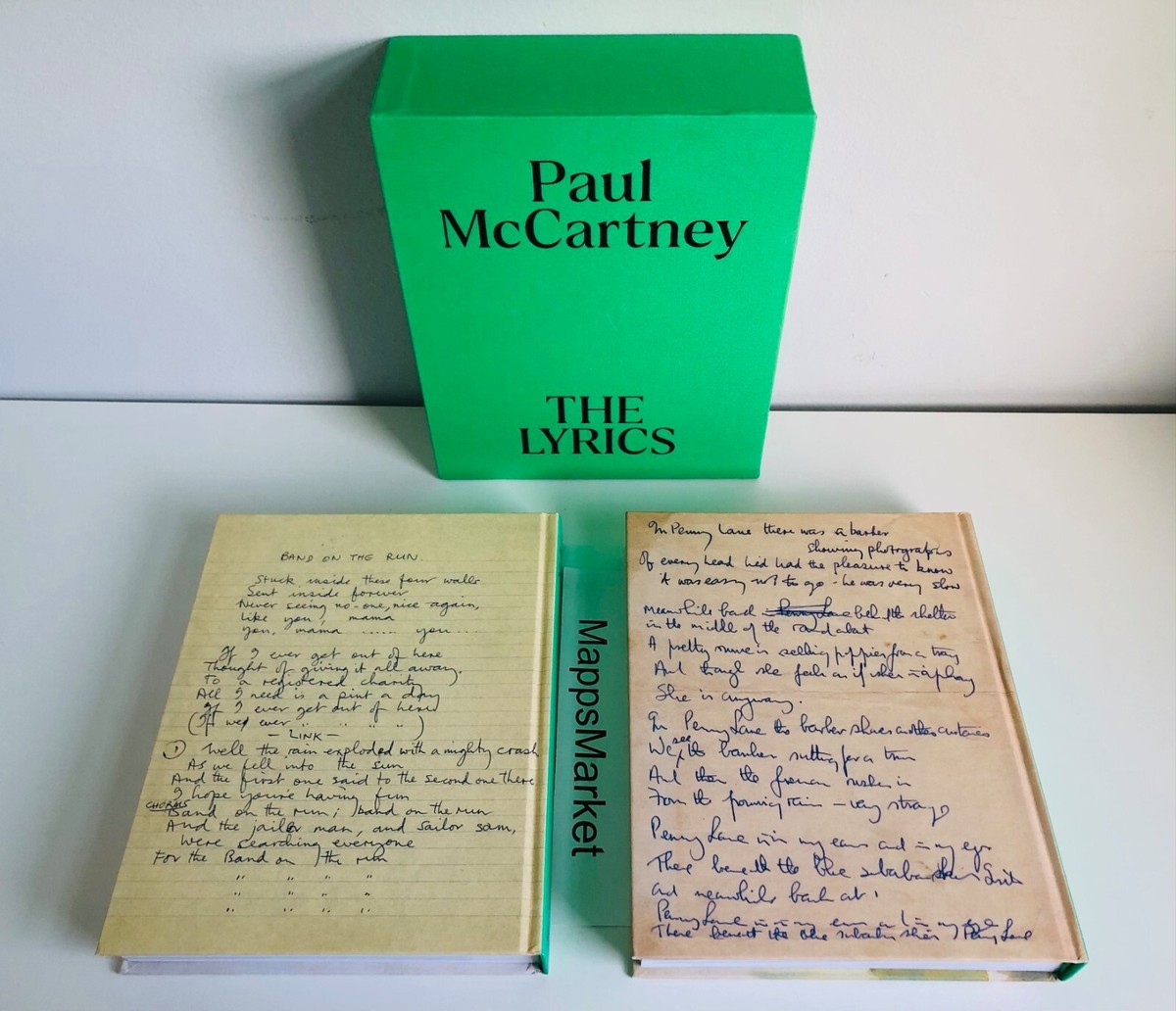 The Lyrics: 1956 to the Present by Paul McCartney SIGNED by Paul
