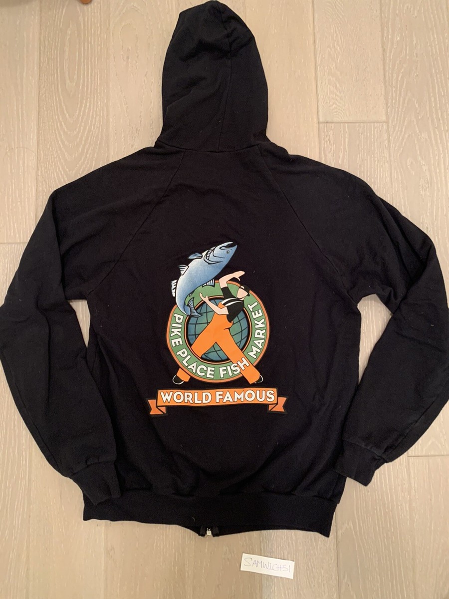 Pike Place Fish Market Hoodie Size Medium Seattle | eBay