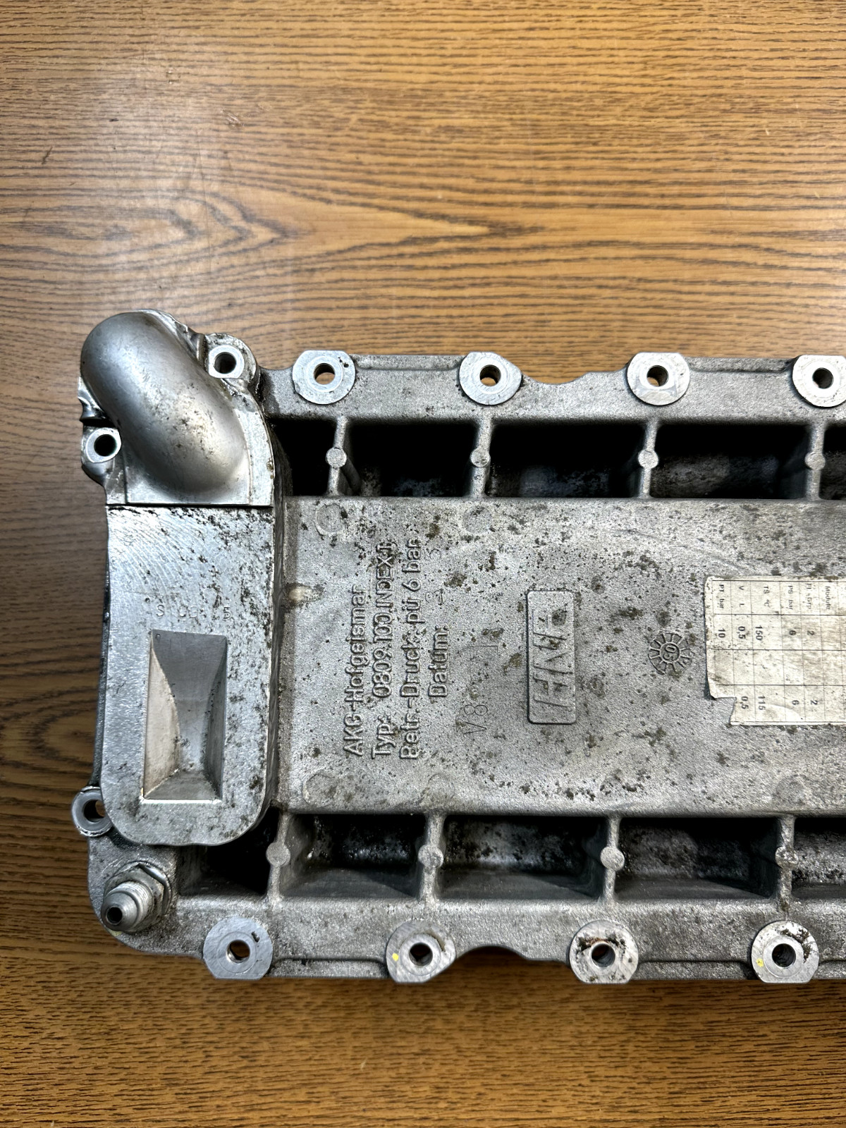 2005-2007 Maserati Quattroporte M139 Engine Oil Heat Exchanger OEM 57K.