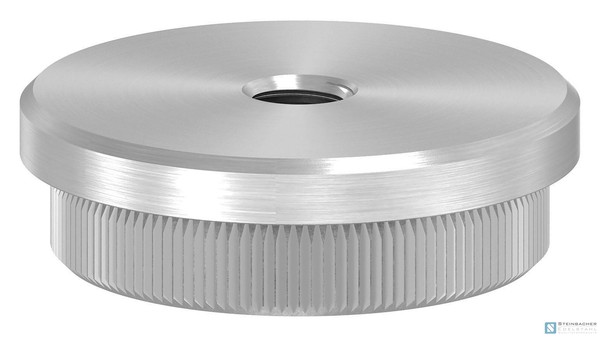 Edelstahl Stopfen FüR Rohr 42,4X2,5Mm, Flach, M8, V2A | Steinbacher©-image