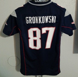 Rob Gronkowski Gronk Preowned Medium Youth Jersey 10 12 Kid New England Patriots 883318158768 Ebay
