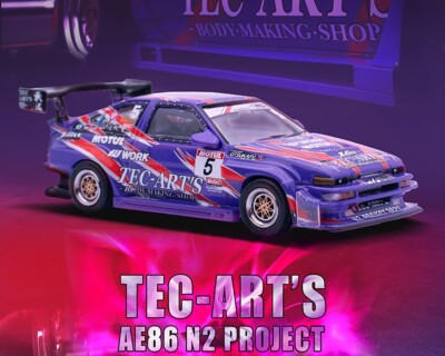 Inno64 Toyota AE86 N2 Project TecArts 1/64 | eBay