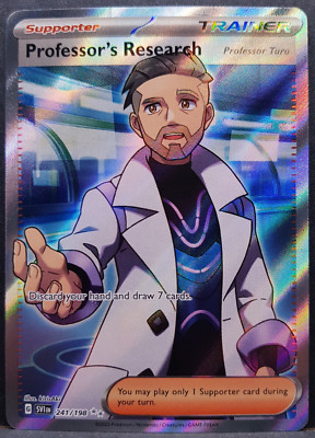 Professor's Research 241/198 Scarlet & Violet Full Art Pokémon Pokemon Card ENG