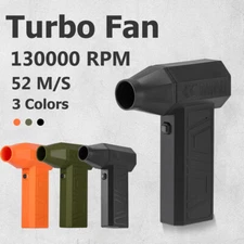 Mini Portable Turbo Blower Fan 130000RPM Electric Jet Dry Blower Air Blower US