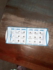 Durable Plastic Test Tube Racks, 18 Holes, white/blue  New