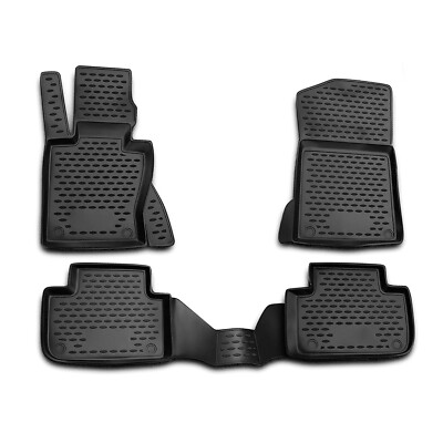 Floor mats & trunk liner set for BMW X3 E83 2003-2010 Rubber Black