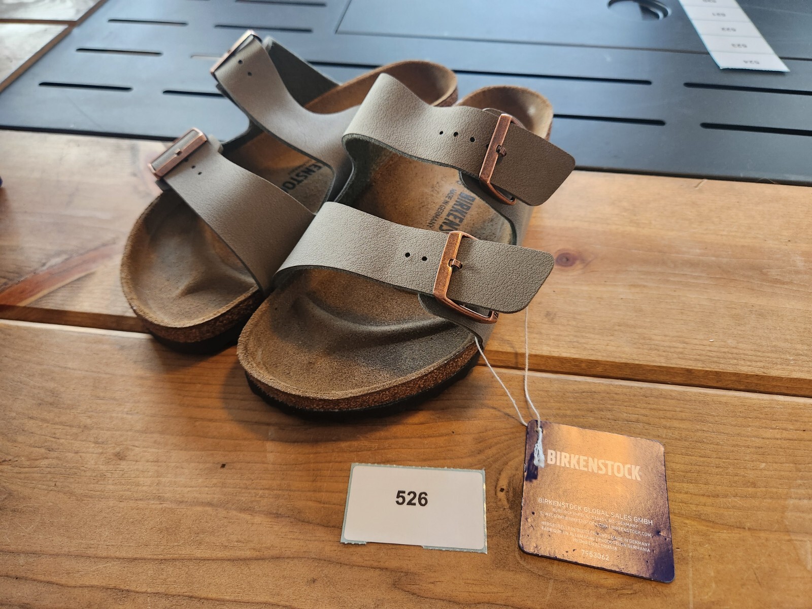 Birkenstock Arizona| Stone | EU 39 L8 M6 | eBay