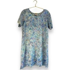 Rum Reggae Vintage 90's Shift Beach Pool Dress Cotton Sundress Size M 0344