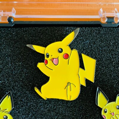 Pikachu & Pichu Pin Badge Set Pokemon Movie limited Set 2000