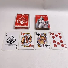 Excalibur Electronics Red Playing Cards Deck