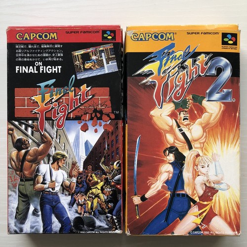 Final Fight SFC 1 & 2 set of 2 Capcom Super Famicom import from Japan - Picture 19 of 19