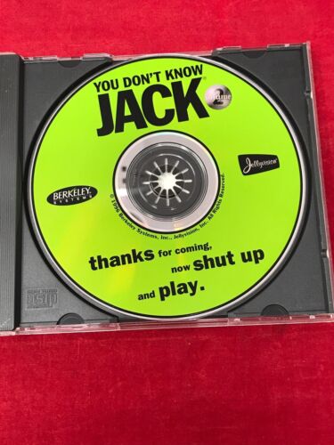YOU DON'T KNOW JACK VOLUME 2 PC CD-ROM VIDEO GAME - Picture 3 of 7