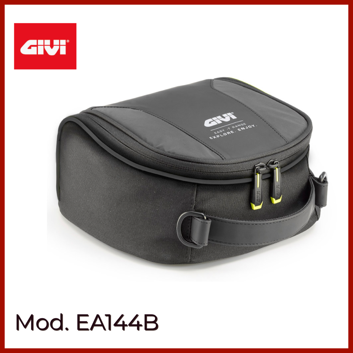 Borsa Serbatoio GIVI EA144 Tanklock - 5 Litri | Poliestere 600D | Copertina Antipioggia Inclusa - Foto 6