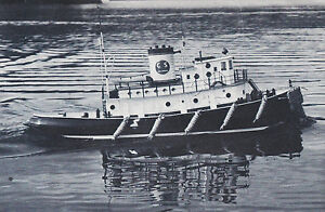 Giant Scale Lazy Allen Tug Boat R/C Model Ship Plans ...