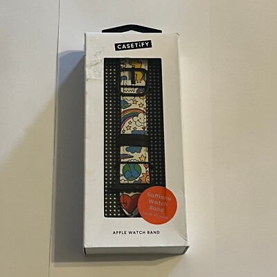 Rare! CASETiFY Saffiano Leather Apple Watch Band For 38mm, 40 mm, 41mm