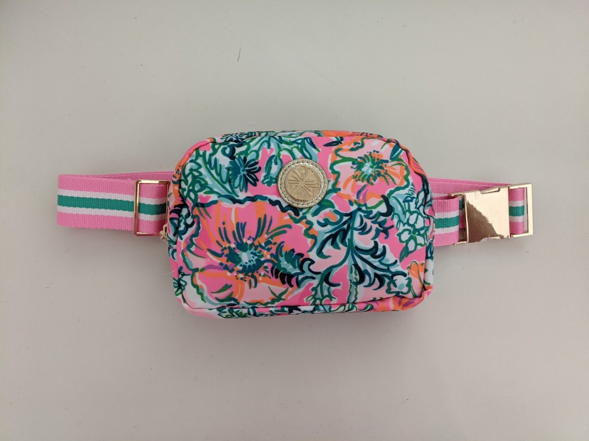NWOT! Lilly Pulitzer Jeanie Belt Bag In Soleil Pink Perfect 