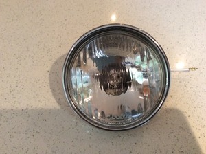 Lambretta Carello Headlight  . May Have Minor Cosmetic Imperfections.