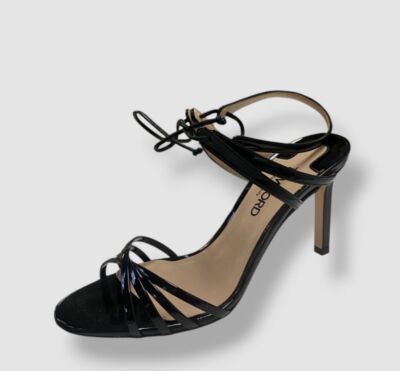 Tom Ford Women's Black Angelika Patent Leather Sandals Pumps Shoes Size 36
