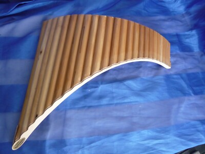 SONDERANGEBOT - PANFLÖTE - Tenor-Bambus 25 Rohre G-Dur, D1-G4 - neues DEsign