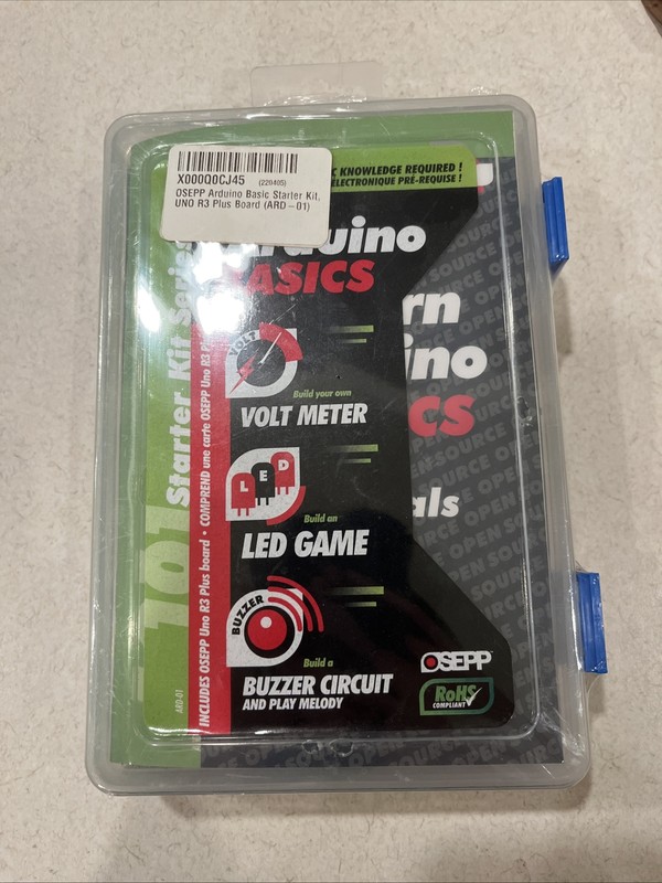Osepp Arduino Basic 101 Starter Kit UNO R3 plus board (Brand New)  Works Perfect