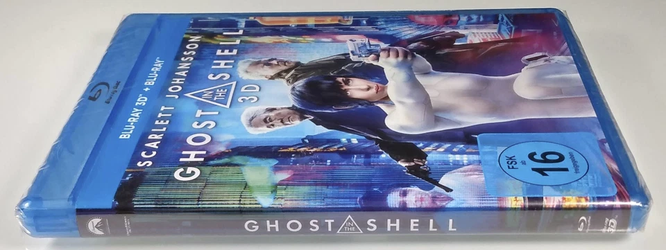 Ghost in the Shell (2017) Brand New Sealed 3D + 2D Blu-ray Movie GERMAN IMPORT Foto 3 de 3