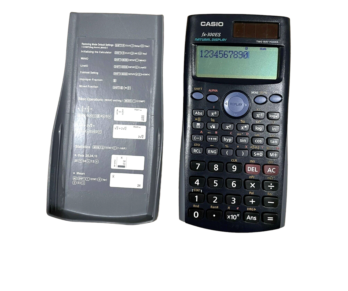 Casio FX-300ES Scientific Calculator with Natural Display and
