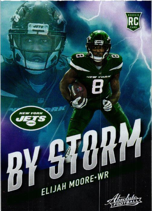 2021 Panini Absolute #BST-14 Elijah Moore By Storm