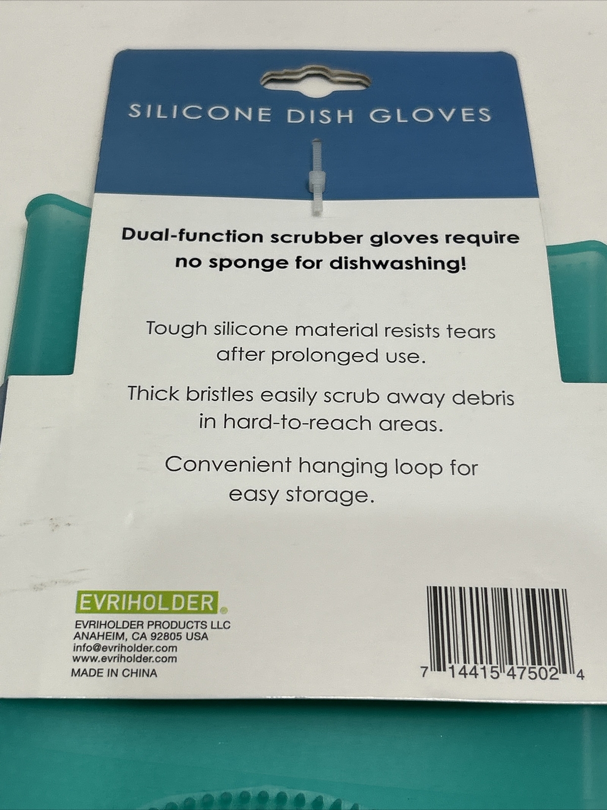 PAIR OF EVRIHOLDER SILICONE DISH GLOVES LEFT & RIGHT HAND! BRAND NEW!