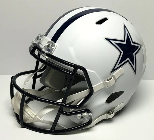 Ezekiel Elliott Signed F/S Rep Flat White Helmet Fanatics COA - Picture 7 of 9