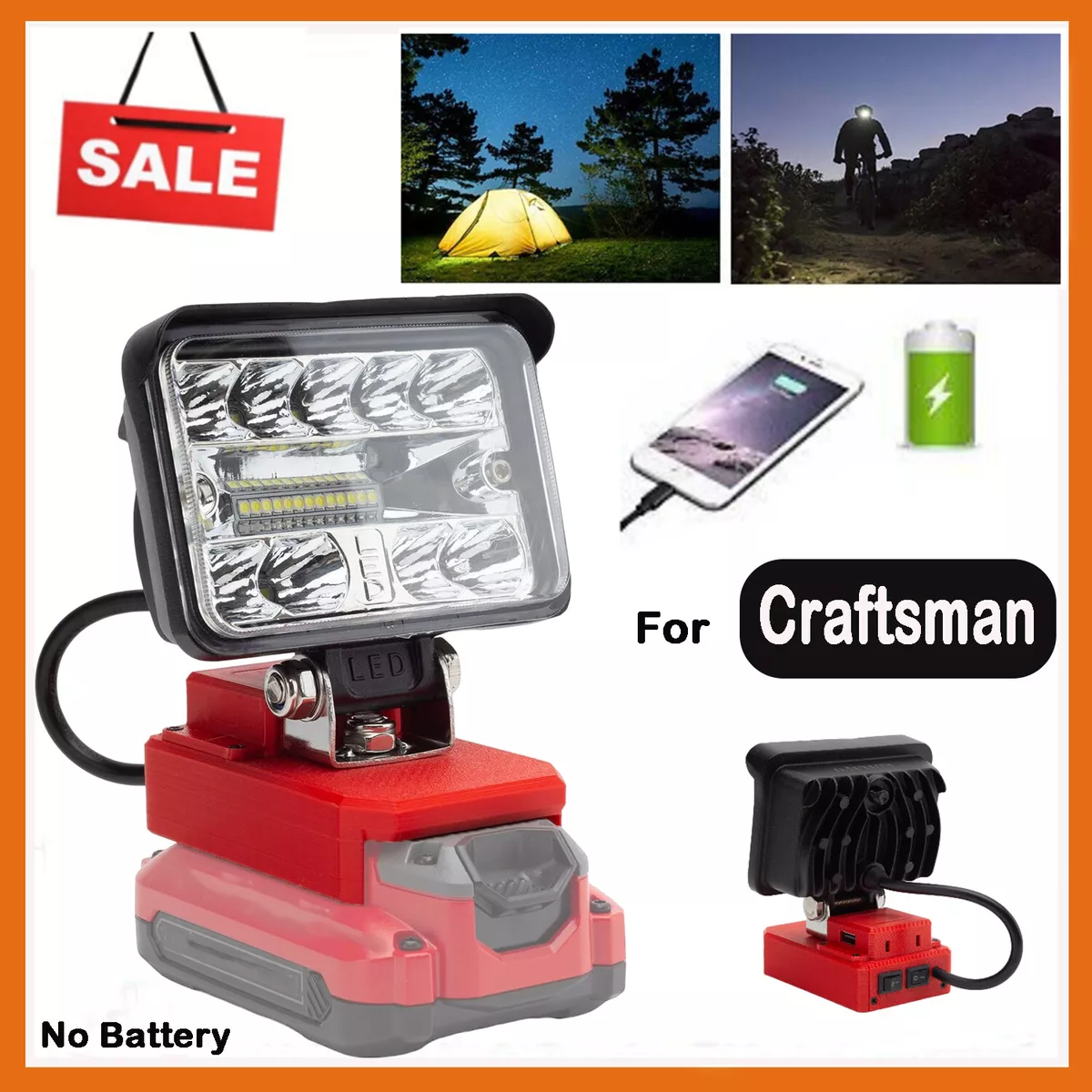 20V Craftsman Light With Battery Very Good