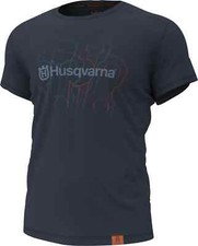Husqvarna Xplorer L NK Swedish for "Link" T-Shirt - Navy