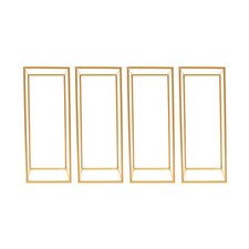 4 Metal Column Flower Stand Freestanding Rack for Outdoor Wedding Ceremony Decor