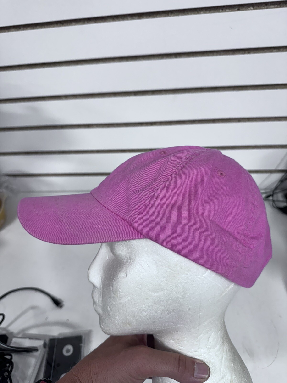 POLO Ralph Lauren cappello strapback rosa cinturino regolabile cappello papà pony reggiseno