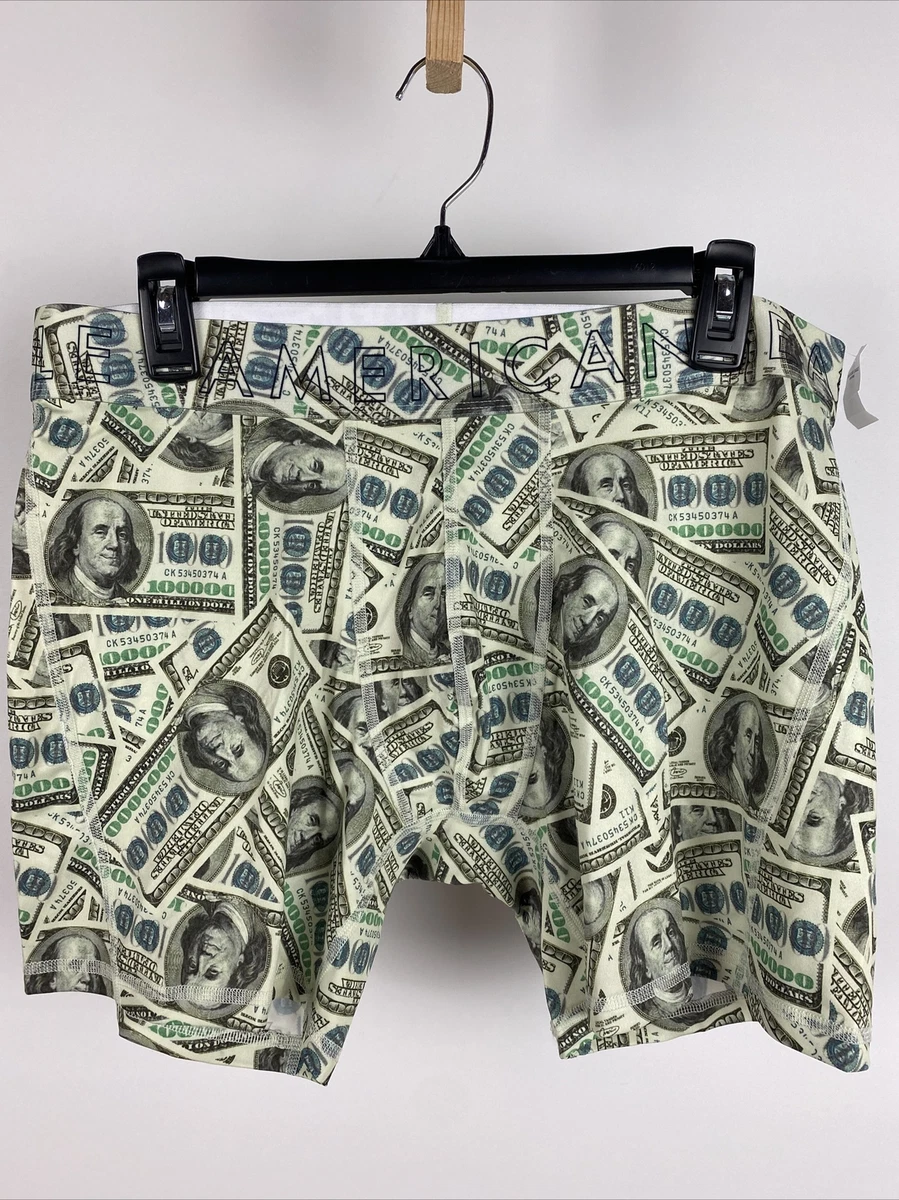 American Eagle Outfitters Mens Sz XXL Cash Money 6 Faux Fly Flex Boxer  Brief