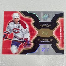 2006-07 SPx ALEX KOVALEV Base Card #51 Montreal Canadiens Right Wing