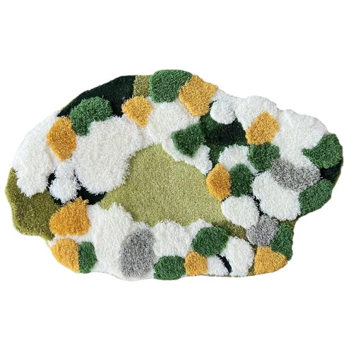 Moss Shag Area Rug for Bedroom Living Room Floor Mats Non-slip Thick Washable - Picture 44 of 44