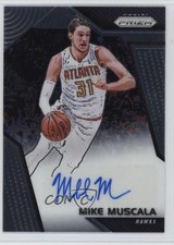 2017-18 Panini Prizm Signatures Mike Muscala #SG-MM Auto 1dl2