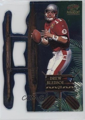 1998 Pacific Paramount Pro Bowl Die-Cuts Drew Bledsoe #12 0e6p