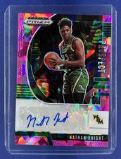 2020-21 PANINI PRIZM DRAFT PICKS NATHAN KNIGHT PROSPECT AUTO PINK ICE #PA-NK RC