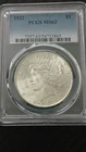 1922 PCGS MS63 Morgan Silver Dollar