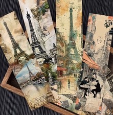 30 PC Bookmark Set Romantic Paris Architectur...
