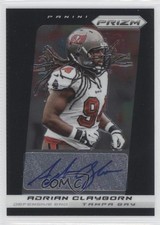 2013 Panini Prizm Auto Adrian Clayborn #102 Auto 9bp